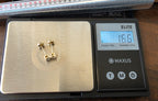 Natural Diamond Stud Earrings — 4mm