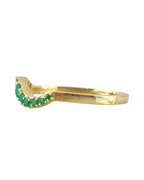 Made To Order: Emerald Wave Ring