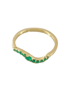 Made To Order: Emerald Wave Ring