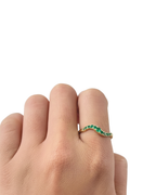 Made To Order: Emerald Wave Ring