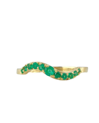 Made To Order: Emerald Wave Ring