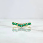 Bague Oracle d'Émeraude