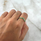 Bague Oracle d'Émeraude