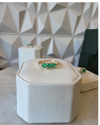 Emerald Trio Ring