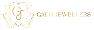 Gado Jewellers logo with a decorative 'G' on a white background