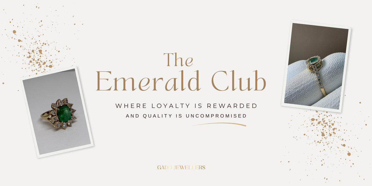 Gado Jewellers, fine jewellery crafted in Canada, opens it's exclusive fine jewellery club where members get access to special offers on 18K solid gold jewelry, natural colombian emeralds, and natural earth grown or lab grown diamonds, alongside other precious gemstone jewelry
