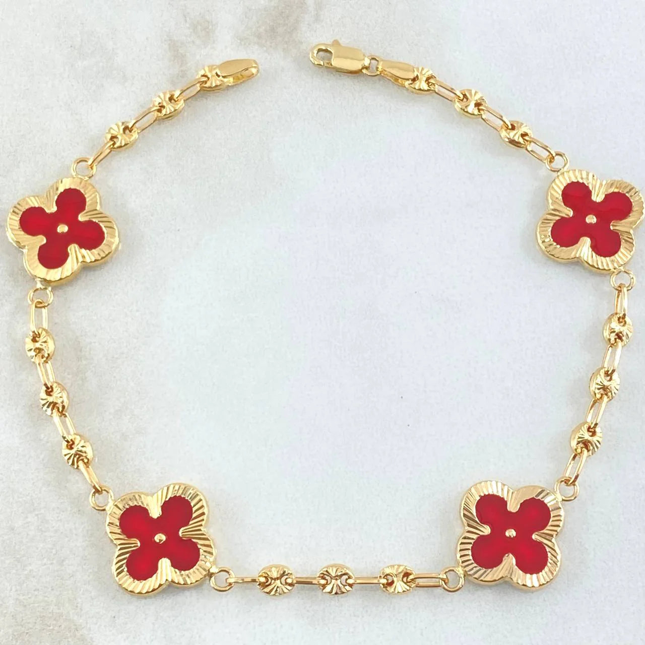 La Fortuna Roja Link Bracelet