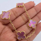 La Fortuna Rosa Link Bracelet