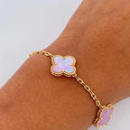 La Fortuna Rosa Link Bracelet