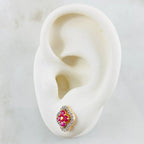 La Fortuna Rosada Studs