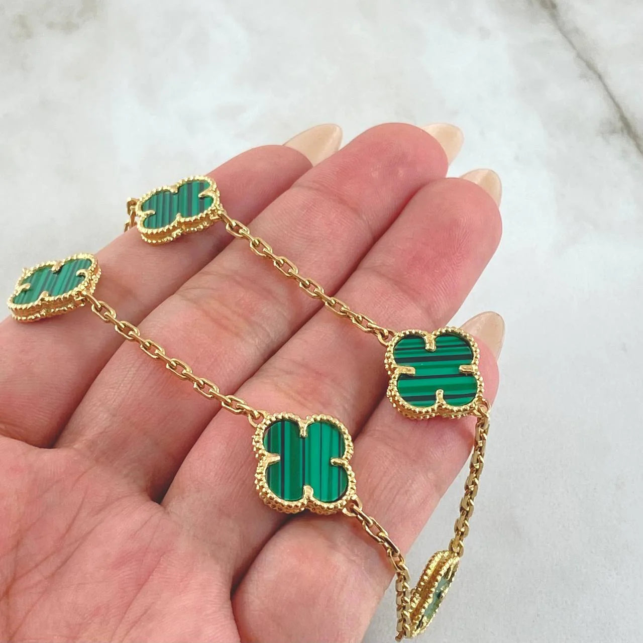 Collier La Fortuna Verde Alta