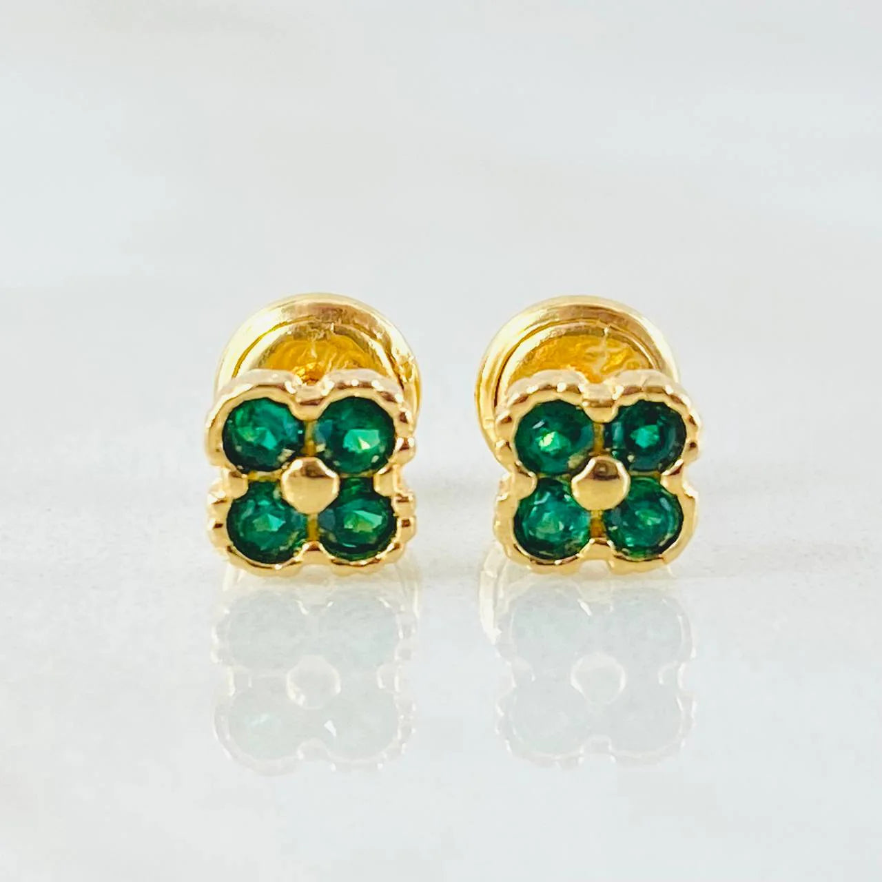 La Fortuna Verde Earrings