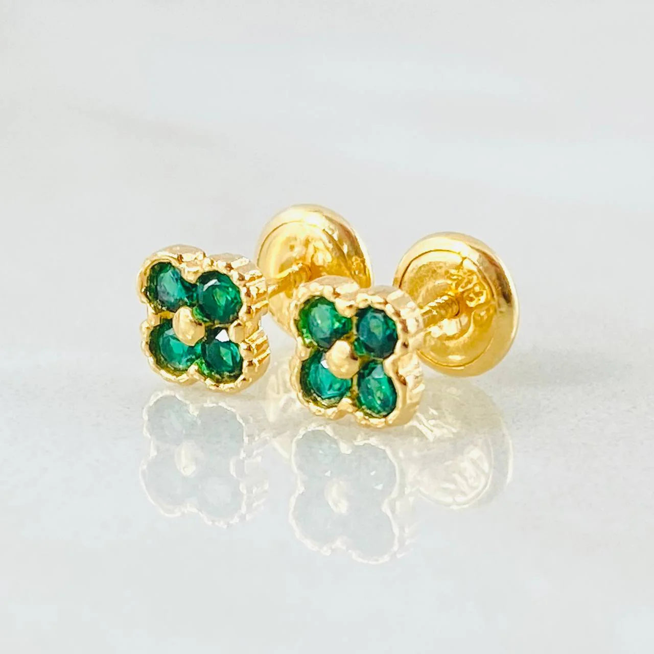 La Fortuna Verde Earrings