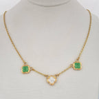 Collier Sutil La Fortuna Verde