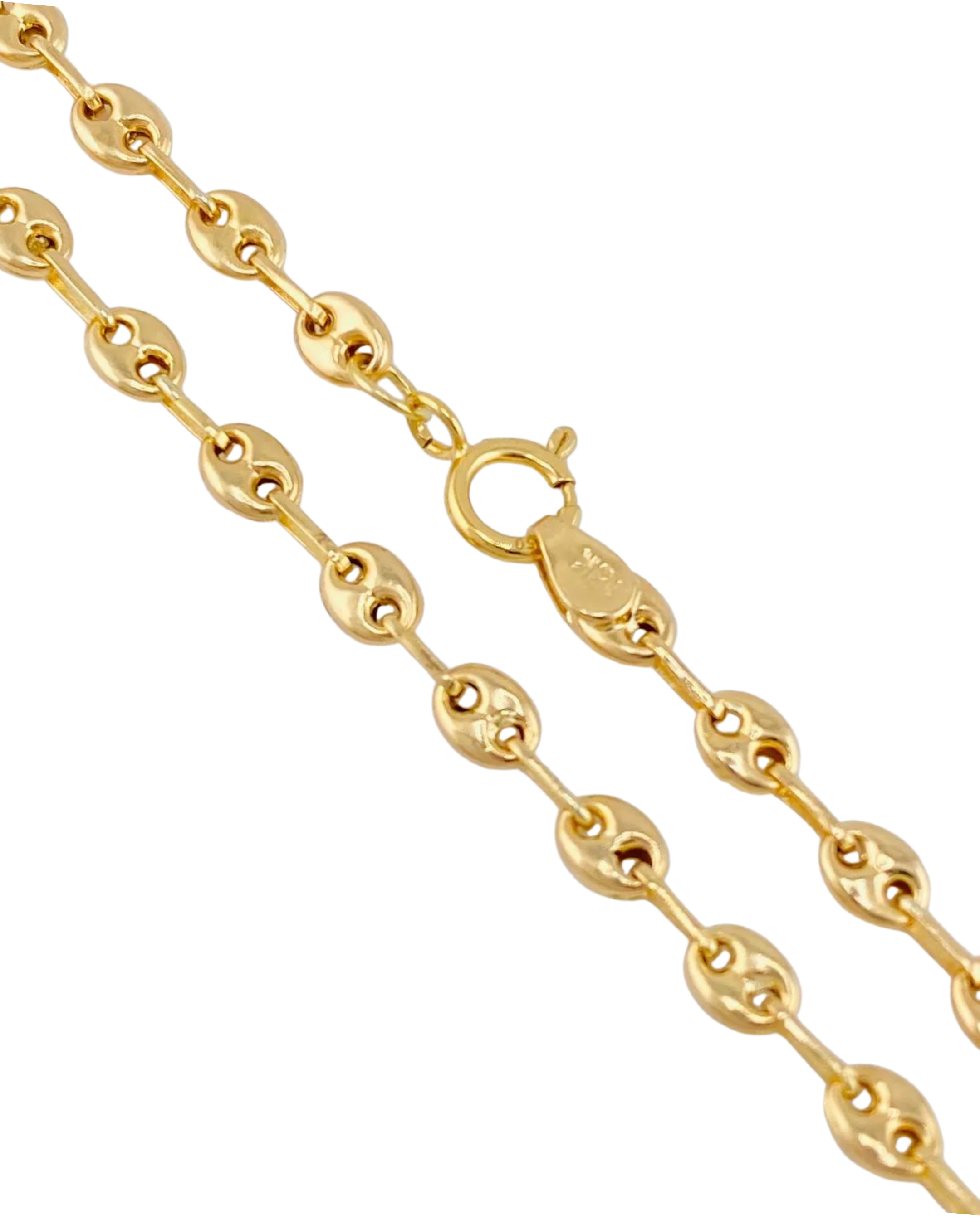Made To Order: Gucci Bead Link Chain  — 2mm+