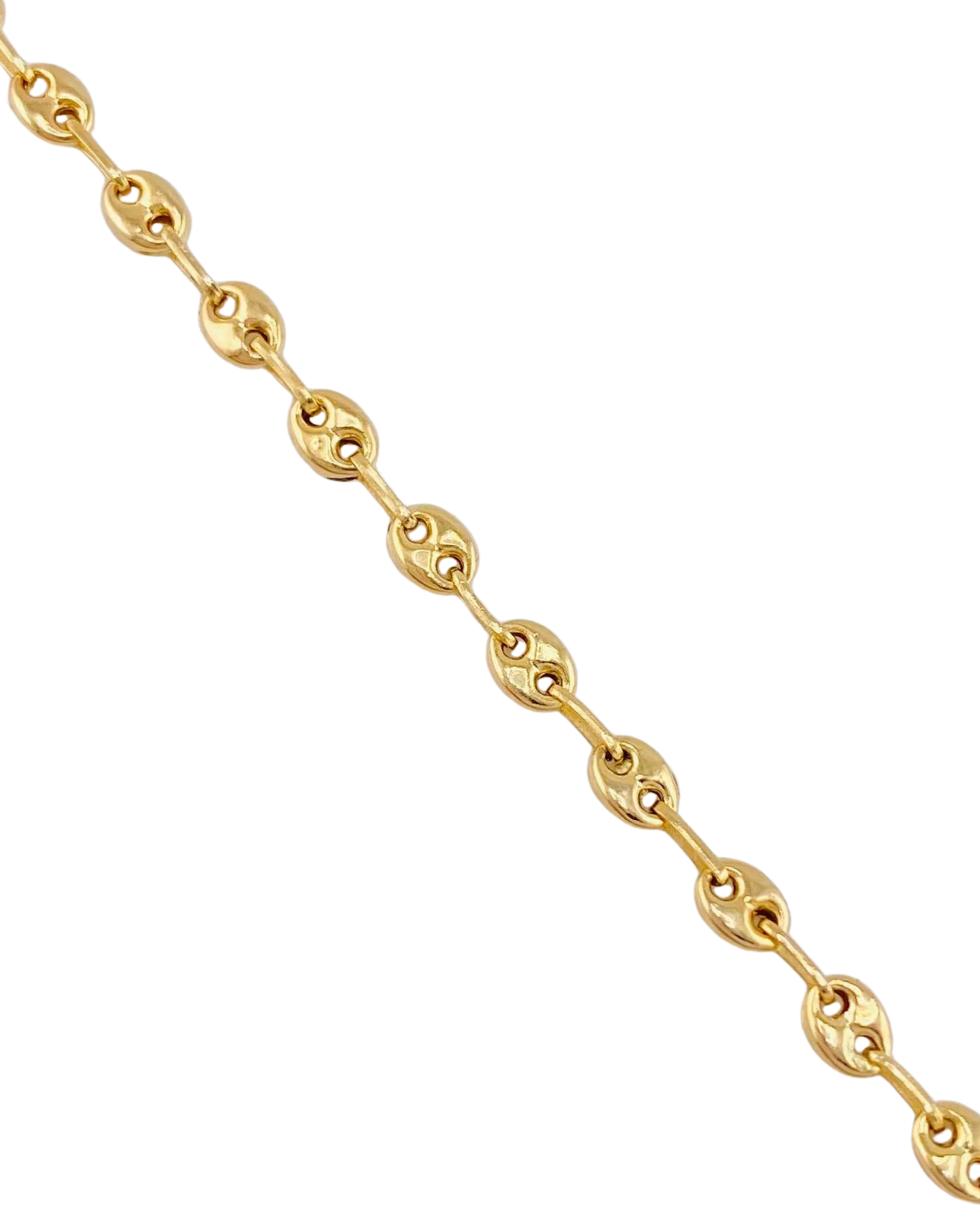 Made To Order: Gucci Bead Link Chain  — 2mm+