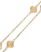 Made To Order: Golden Clover Motif Necklace