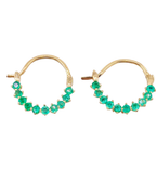 Made To Order: Emerald Arc Hoops