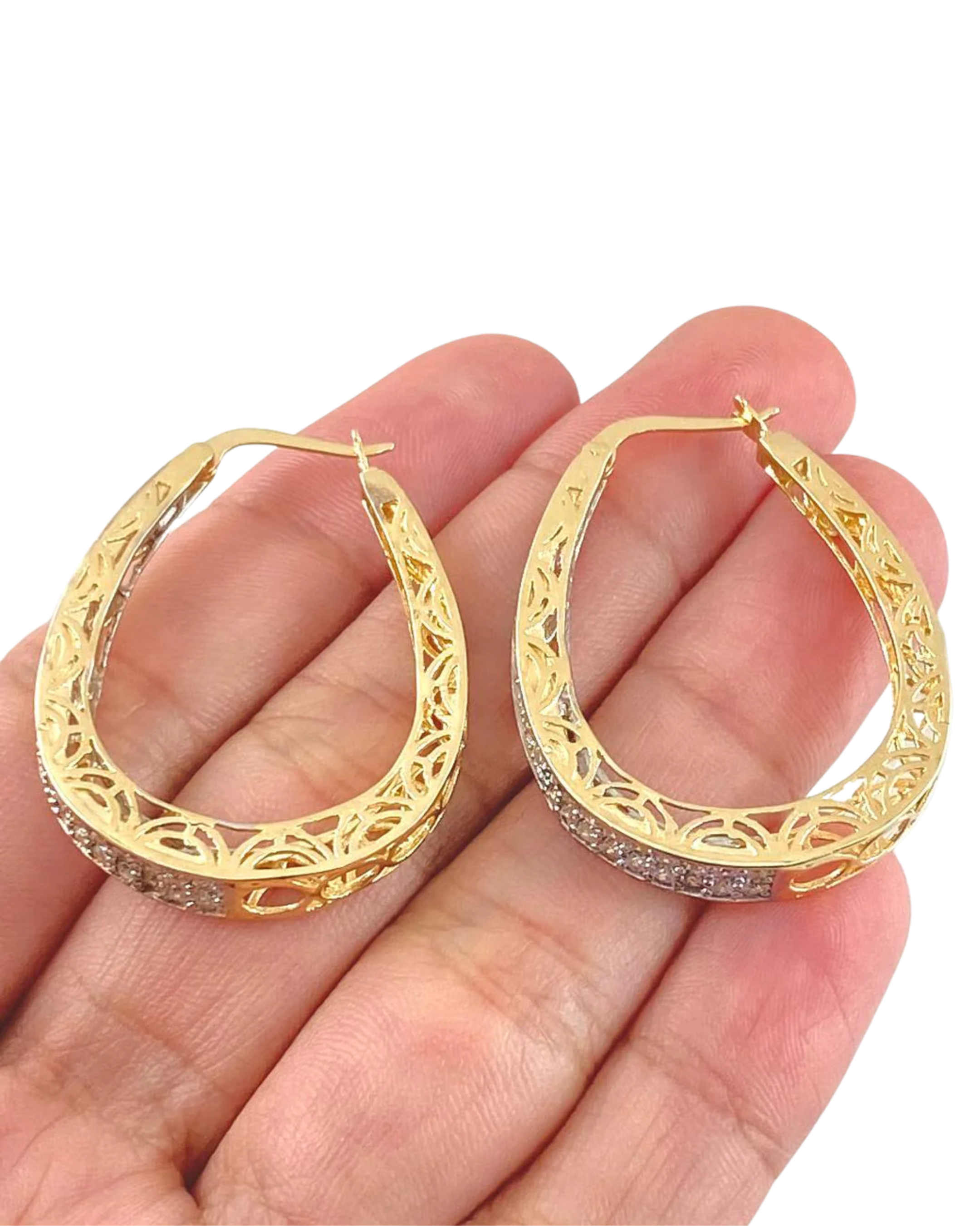 Made To Order: Diamond Celestine Hoops