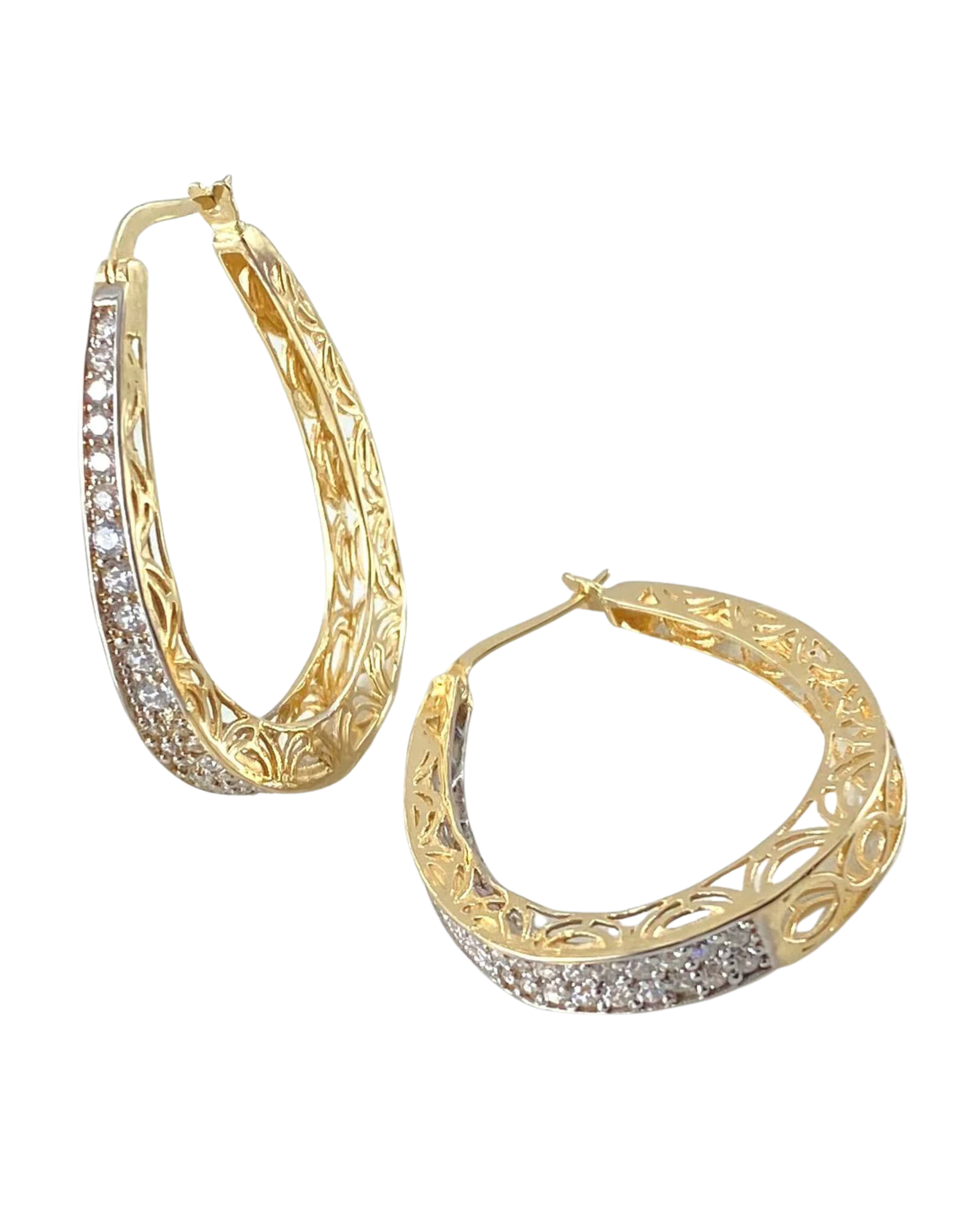Made To Order: Diamond Celestine Hoops