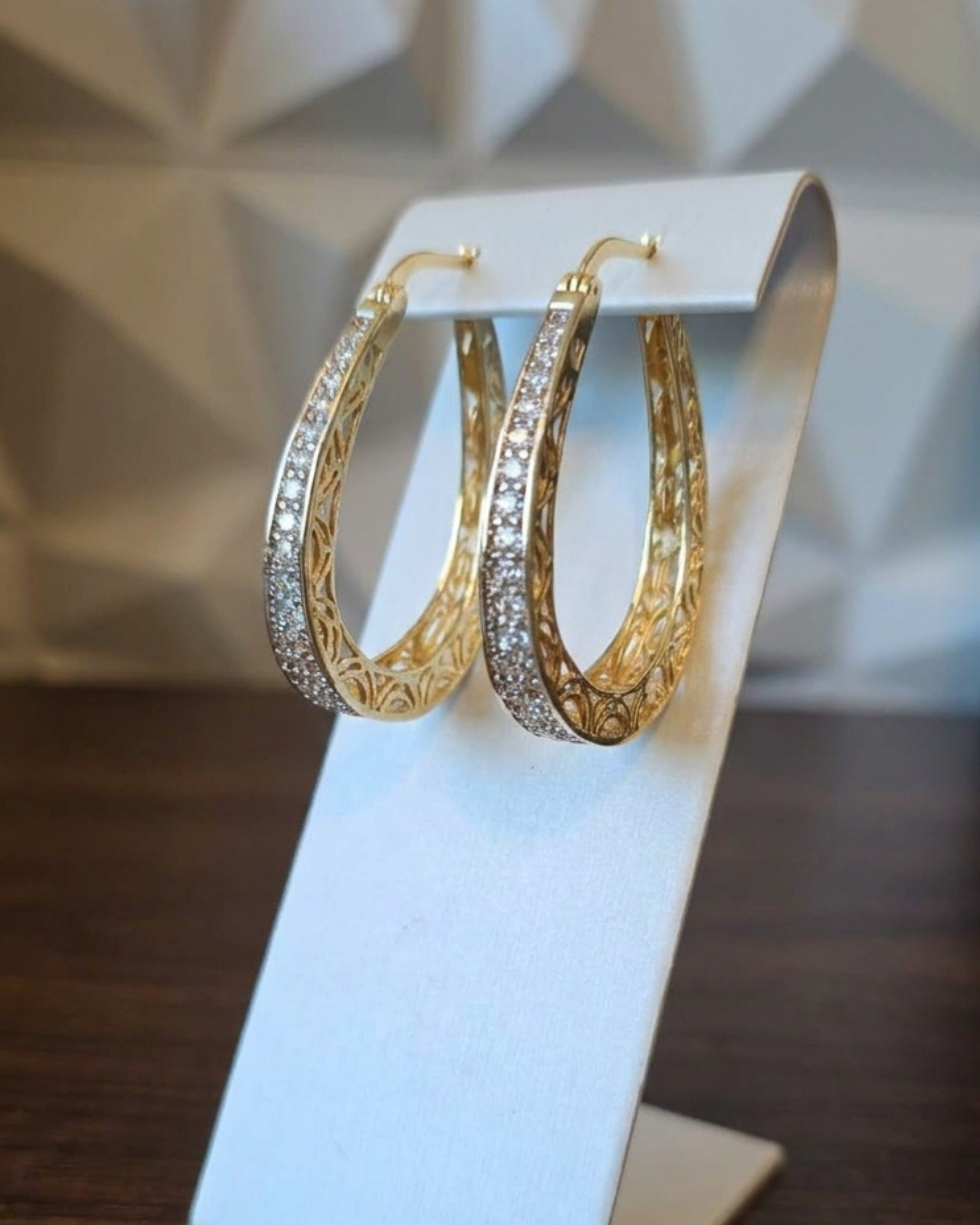 Made To Order: Diamond Celestine Hoops