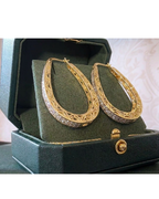 Made To Order: Diamond Celestine Hoops