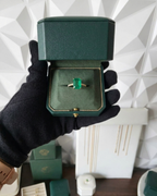 Made to Order: Emerald Cut Prong Set Muzo Emerald Ring