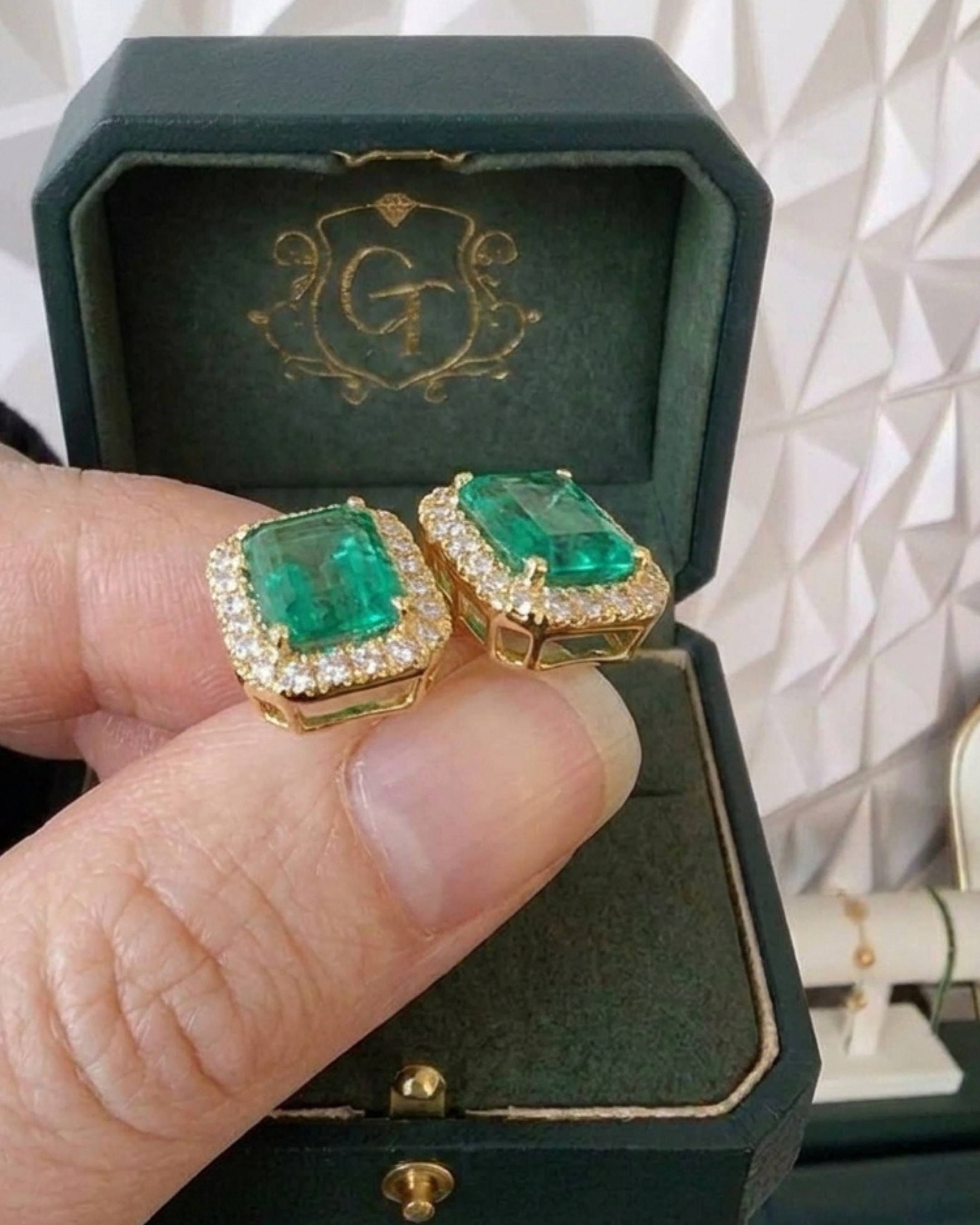 Made To Order: The Emerald Altessa Studs