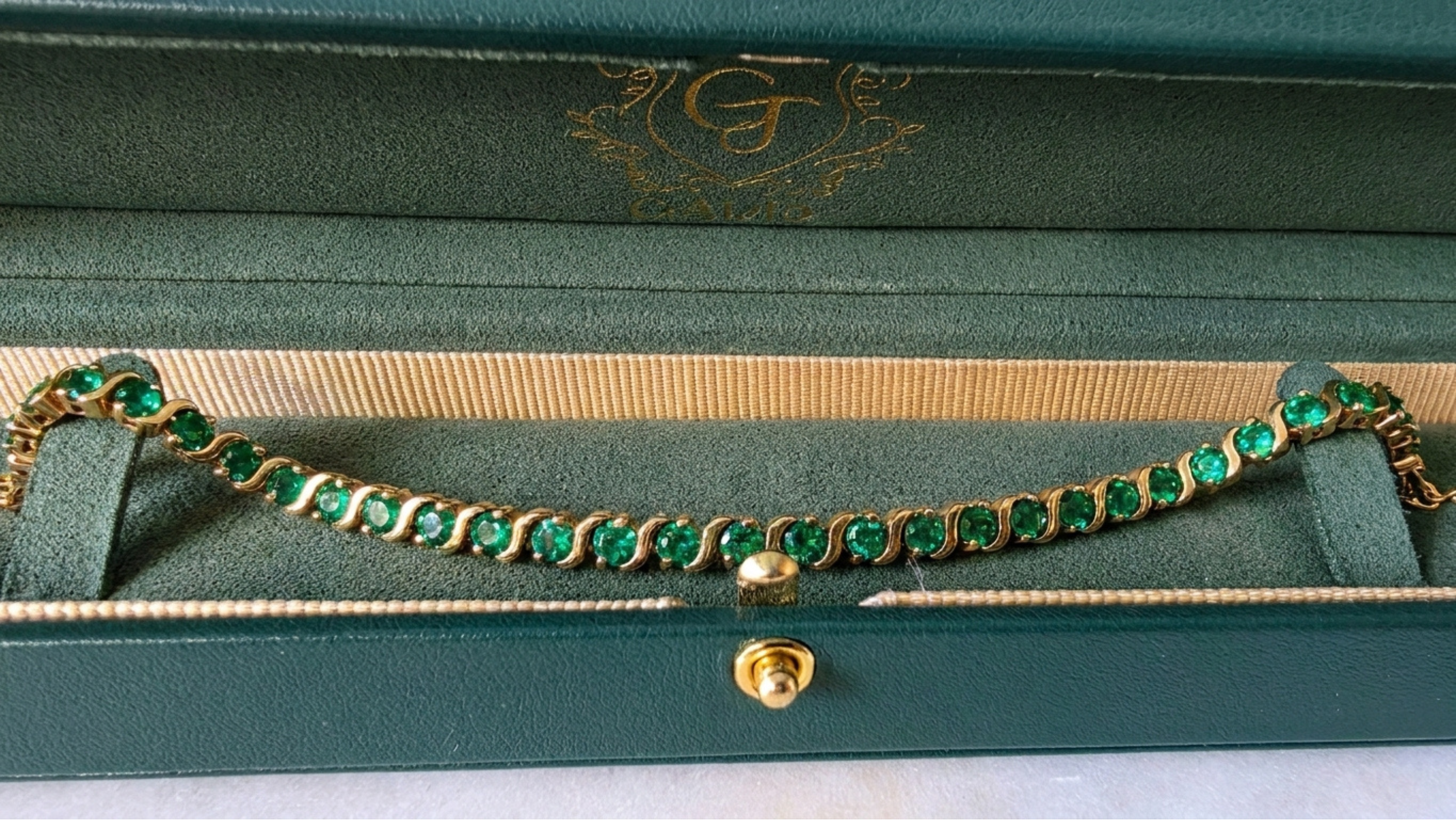 Made To Order: Colombian Emerald Tennis Bracelet