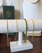 Made To Order: Colombian Emerald Tennis Bracelet