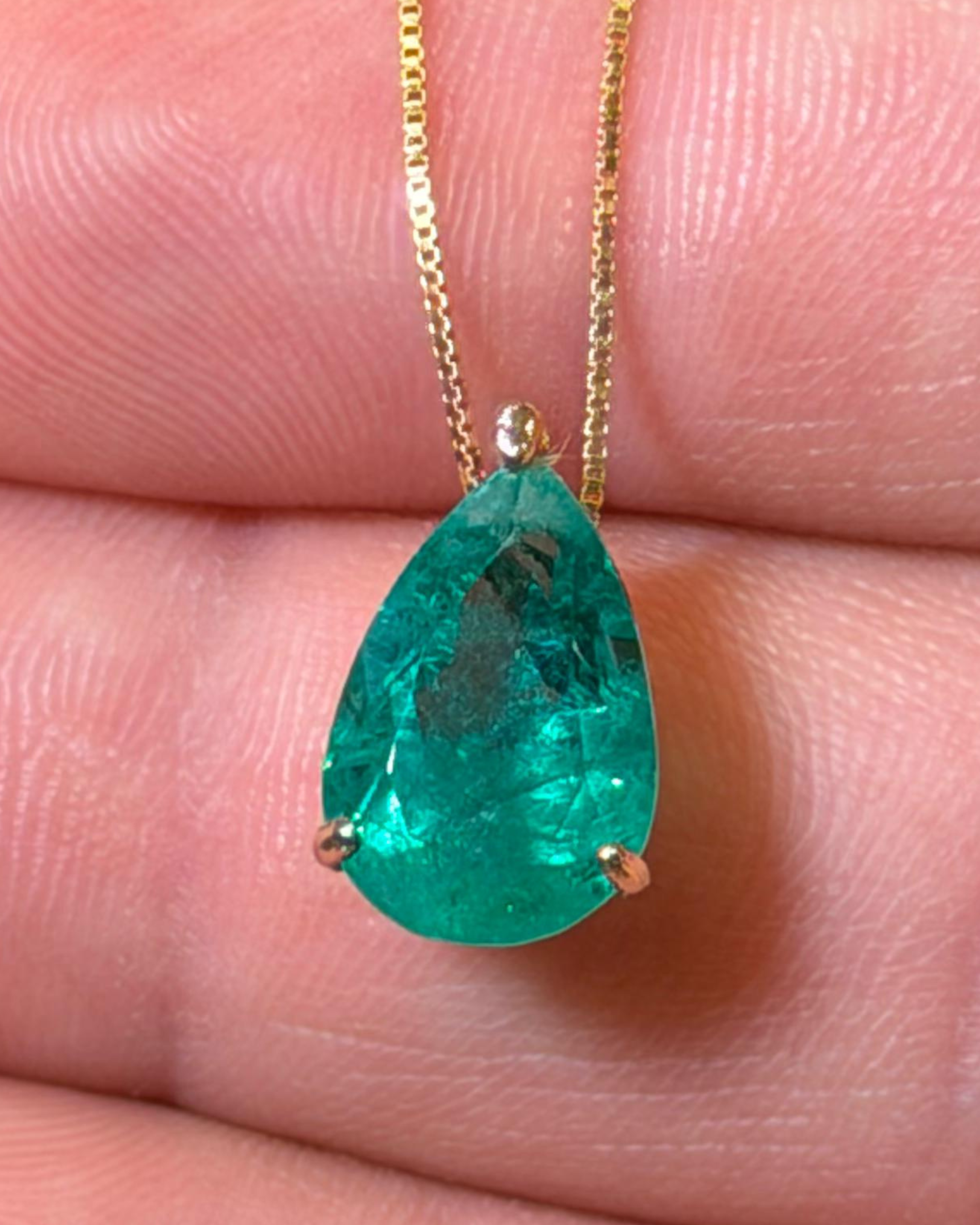 Made To Order: Muzo Colombian Emerald Pendant