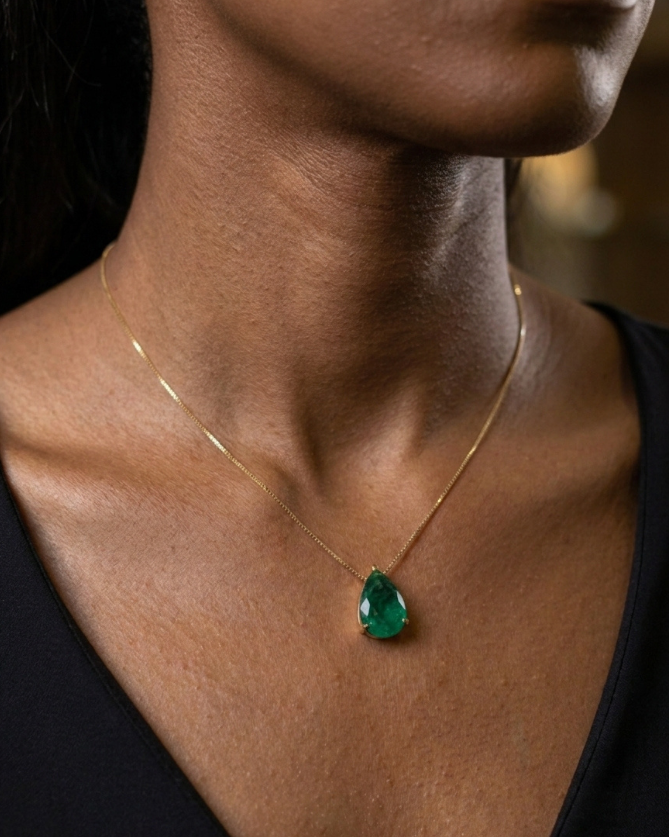 Made To Order: Muzo Colombian Emerald Pendant