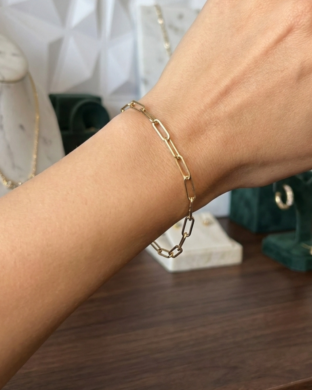 Made To Order: Paperclip Link Bracelet  — 2mm+