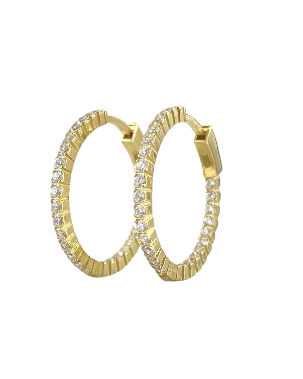 Made To Order: The Opaline Hoops - Diamond