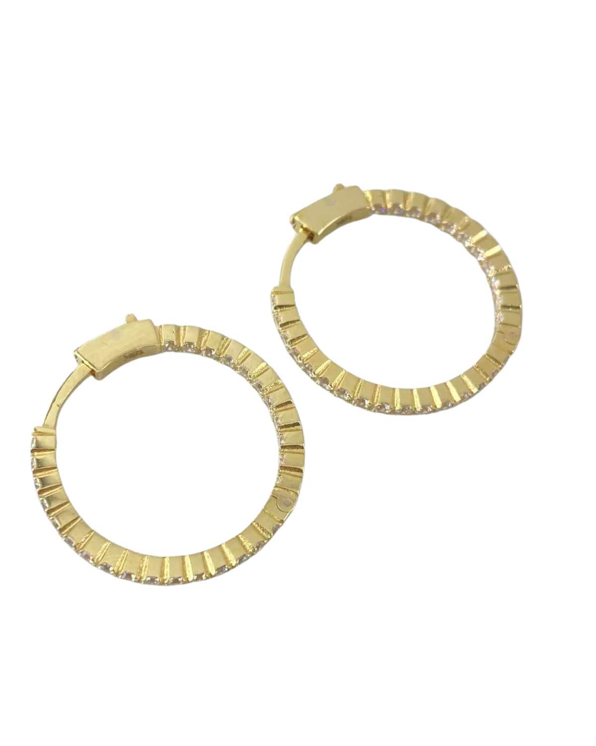 Made To Order: The Opaline Hoops - Diamond