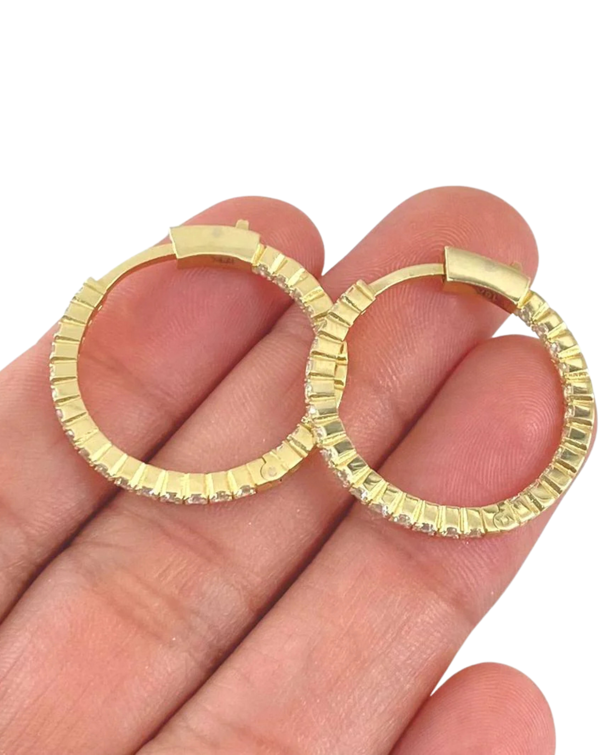 Made To Order: The Opaline Hoops - Diamond