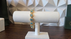 Made To Order: Azure Halo Tennis Bracelet