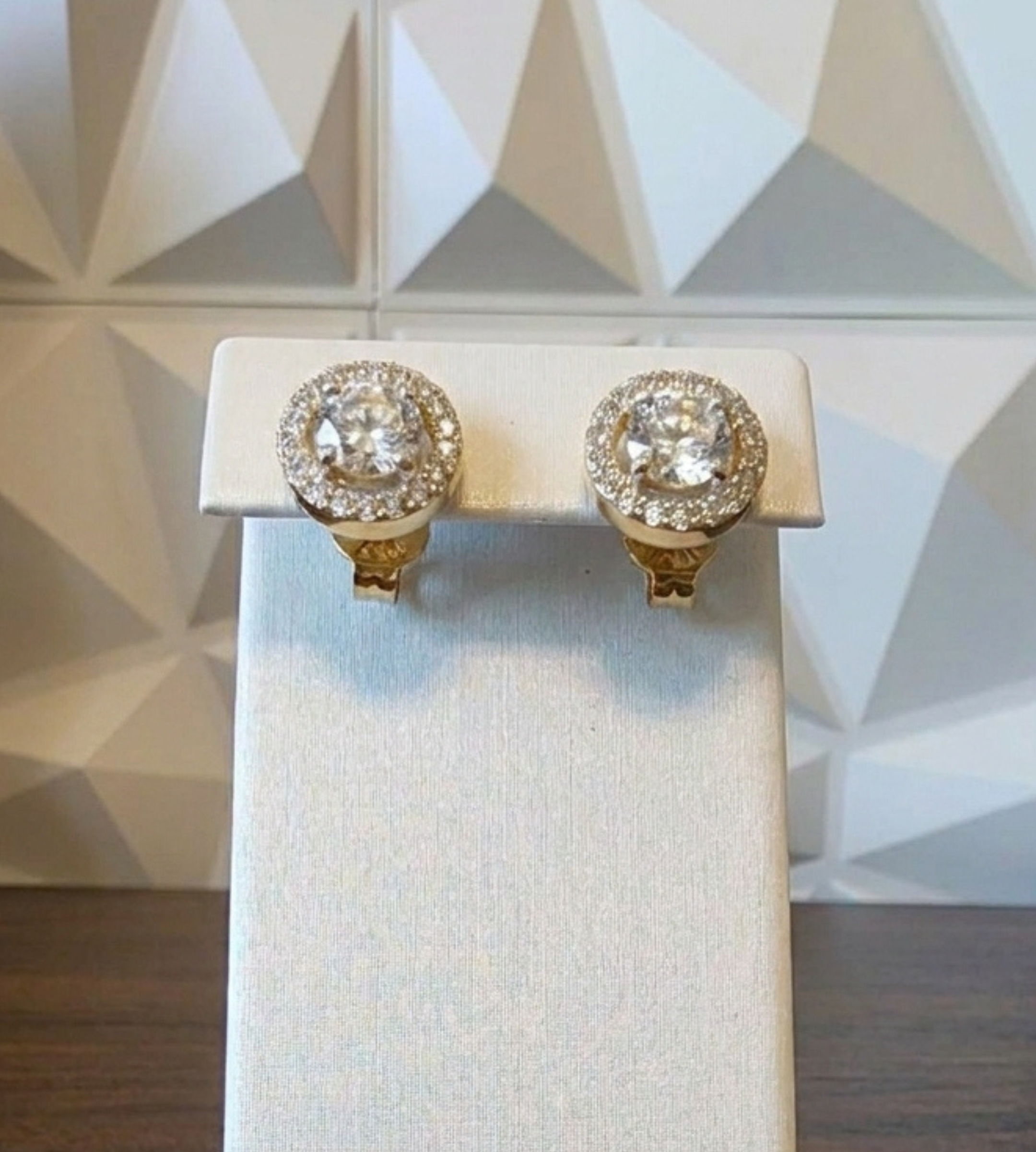 Made To Order: Diamond Luma Halo Studs