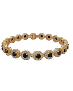 Made To Order: The Obsidian Halo Tennis Bracelet