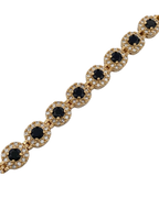 Made To Order: The Obsidian Halo Tennis Bracelet