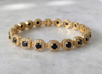 Made To Order: The Obsidian Halo Tennis Bracelet
