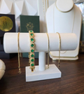 Made To Order: The Viridian Halo Tennis Bracelet