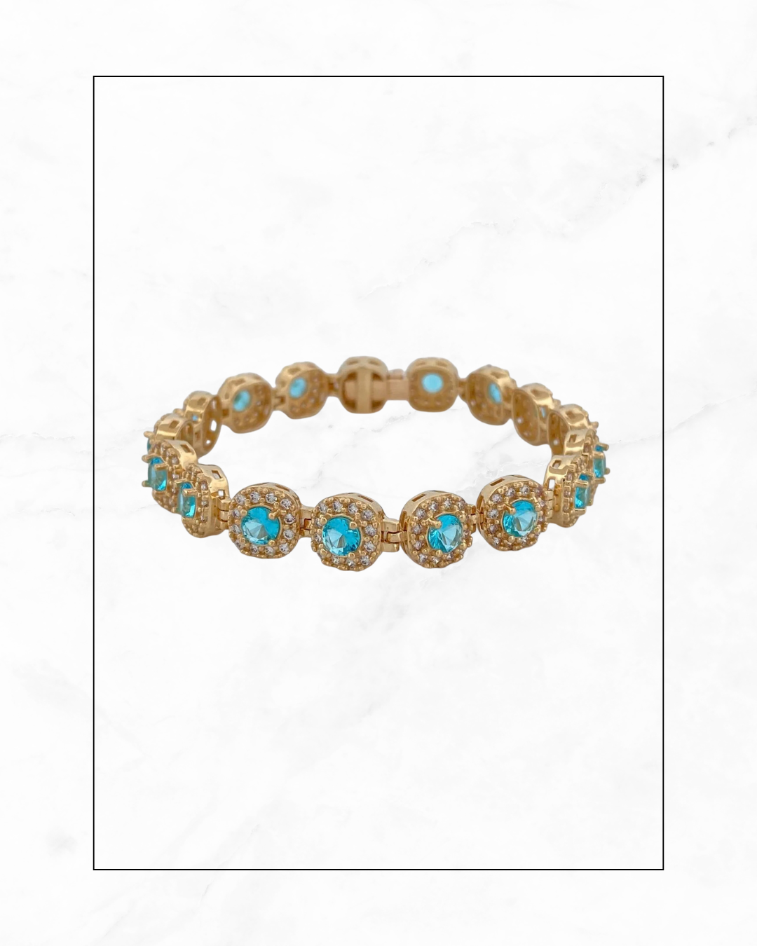 Bracelet Halo Azur