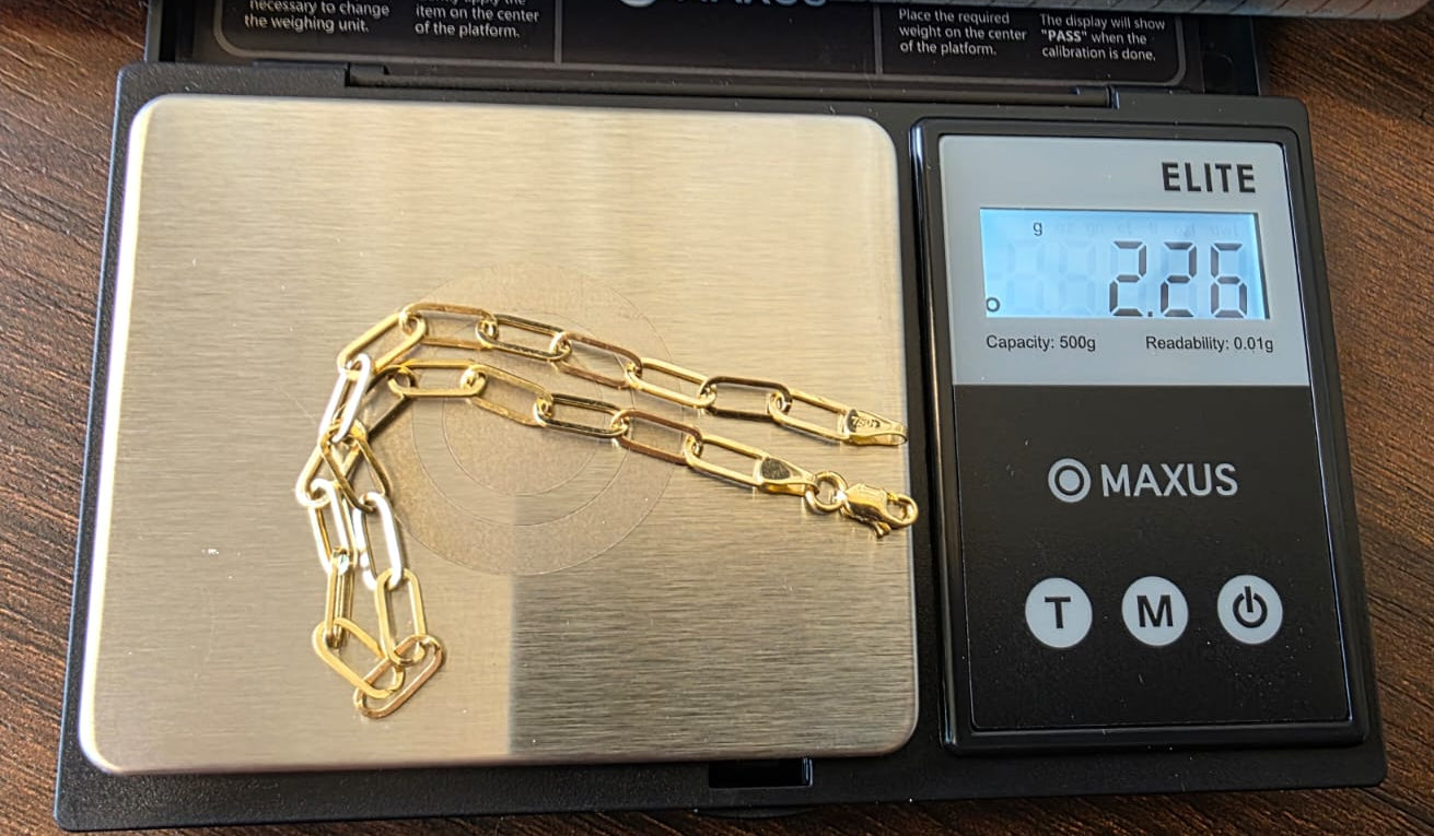 Paperclip Link Bracelet — 18.5cm