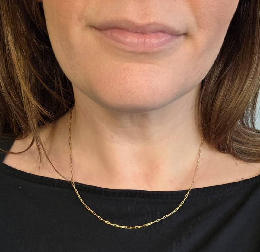 Paperclip Link Chain — 2mm–4mm