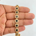 The Obsidian Halo Bracelet
