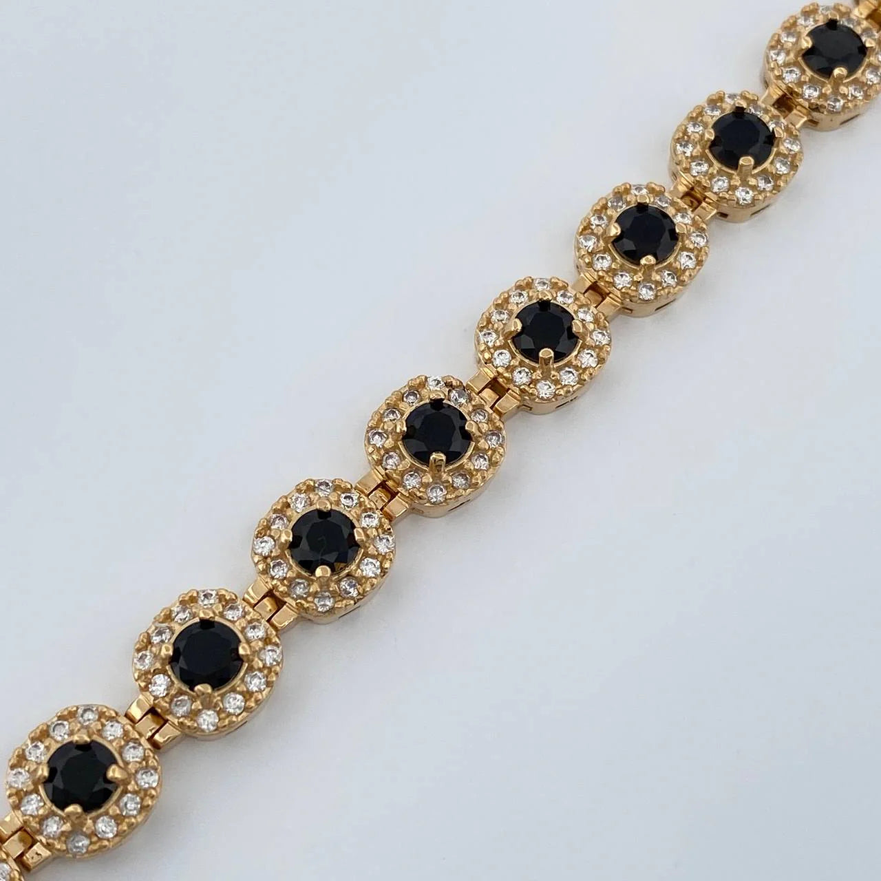 The Obsidian Halo Bracelet