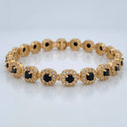 The Obsidian Halo Bracelet