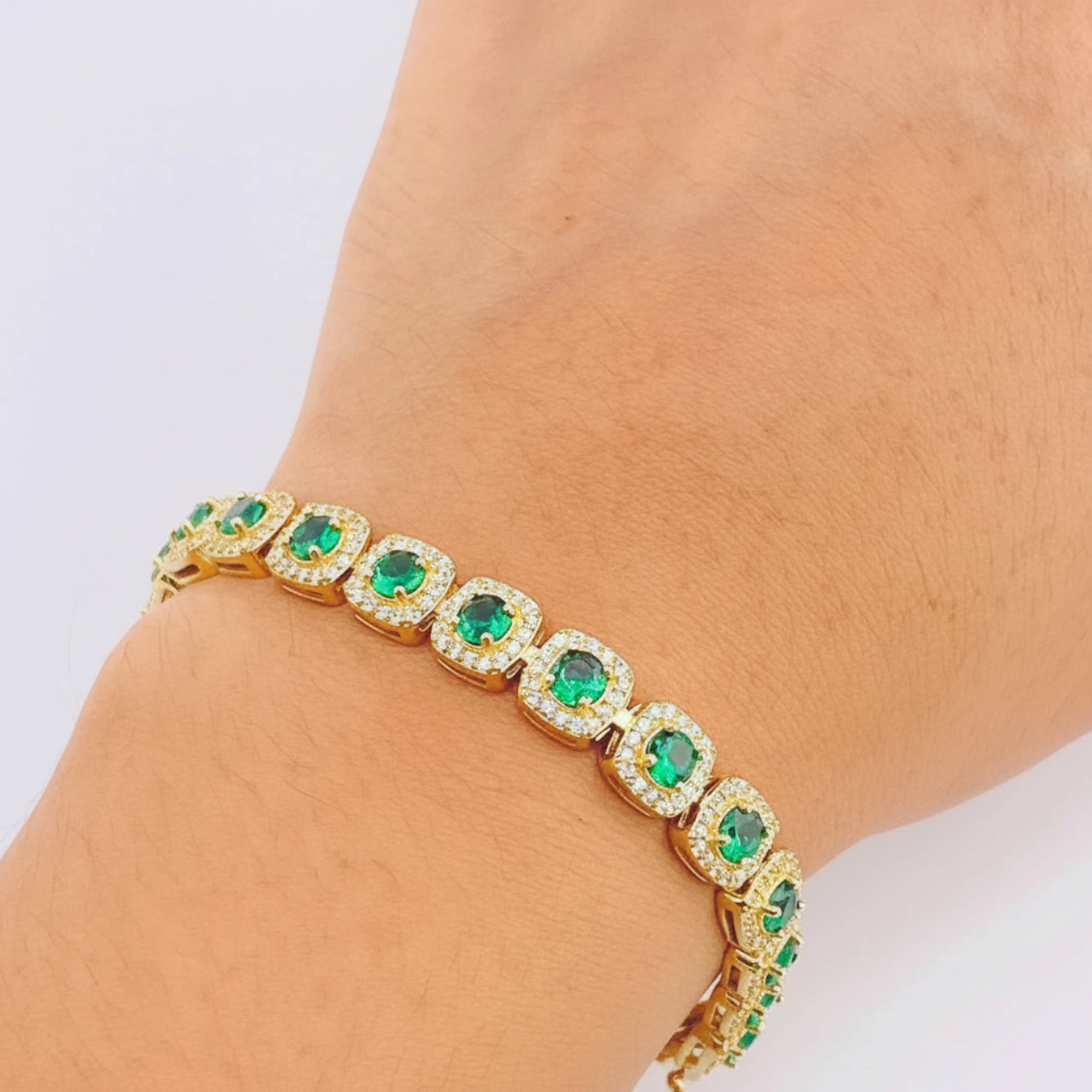 The Viridian Halo Bracelet