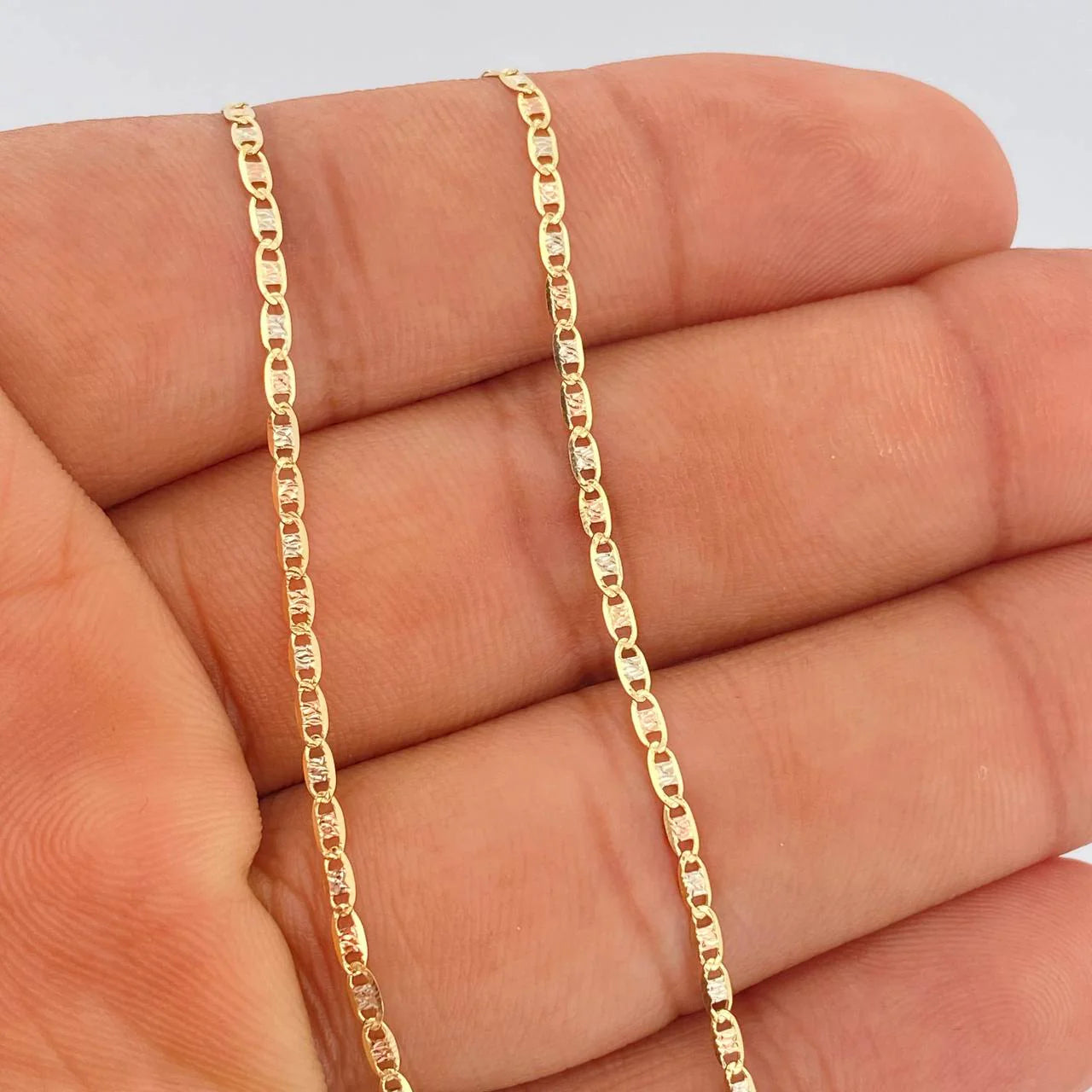 Trilogy Diamond-Cut Oval Link Chain